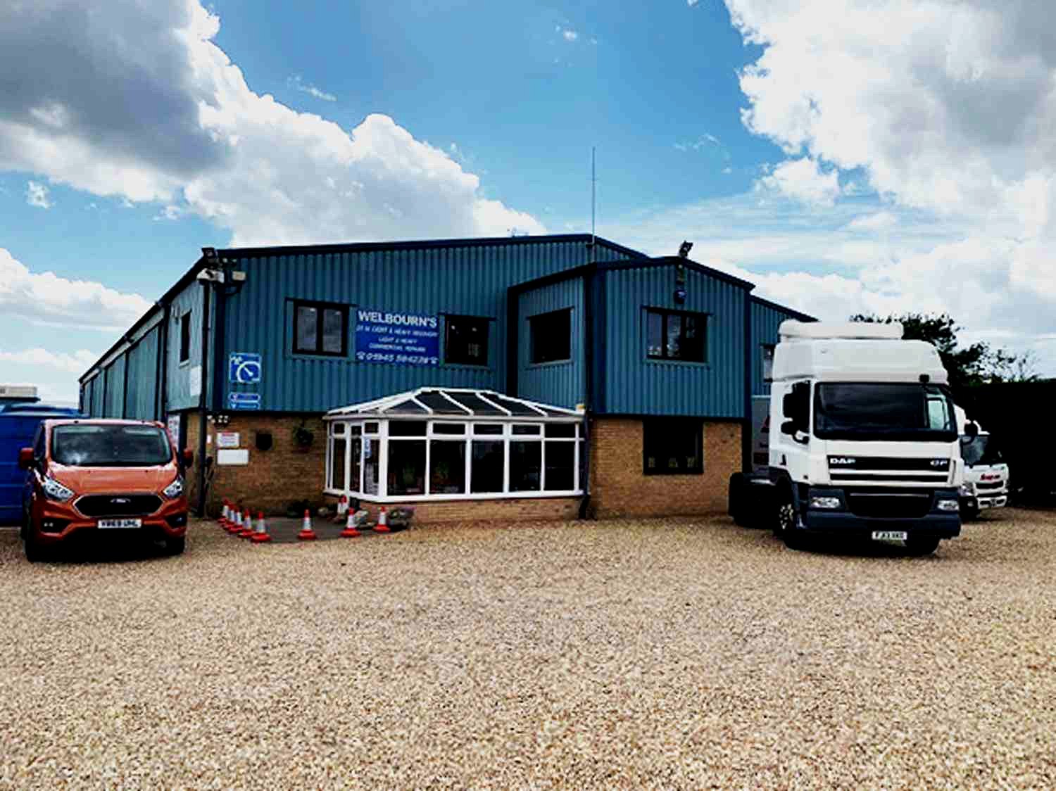 The Welbourn's depot at New Bridge Lane, Wisbech